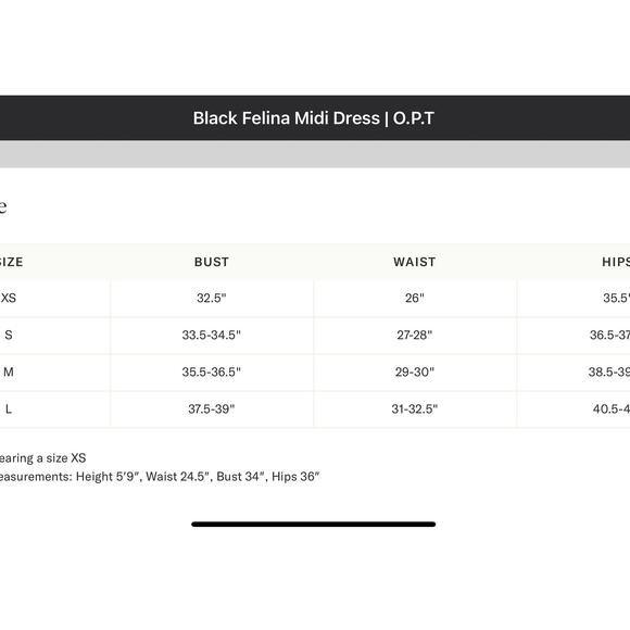 TUCKERNUCK O.P.T Black Felina Midi Dress NWT Size Small - Picture 8 of 10